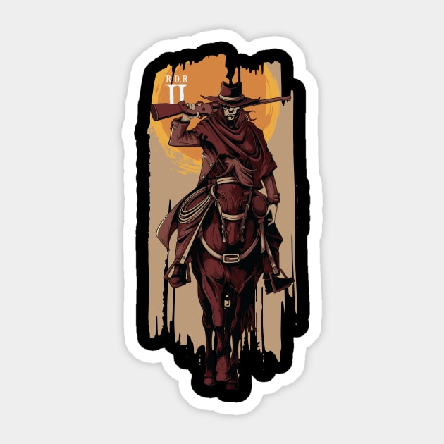 Dead Redemption - Stand One's Ground Sticker by witart.id